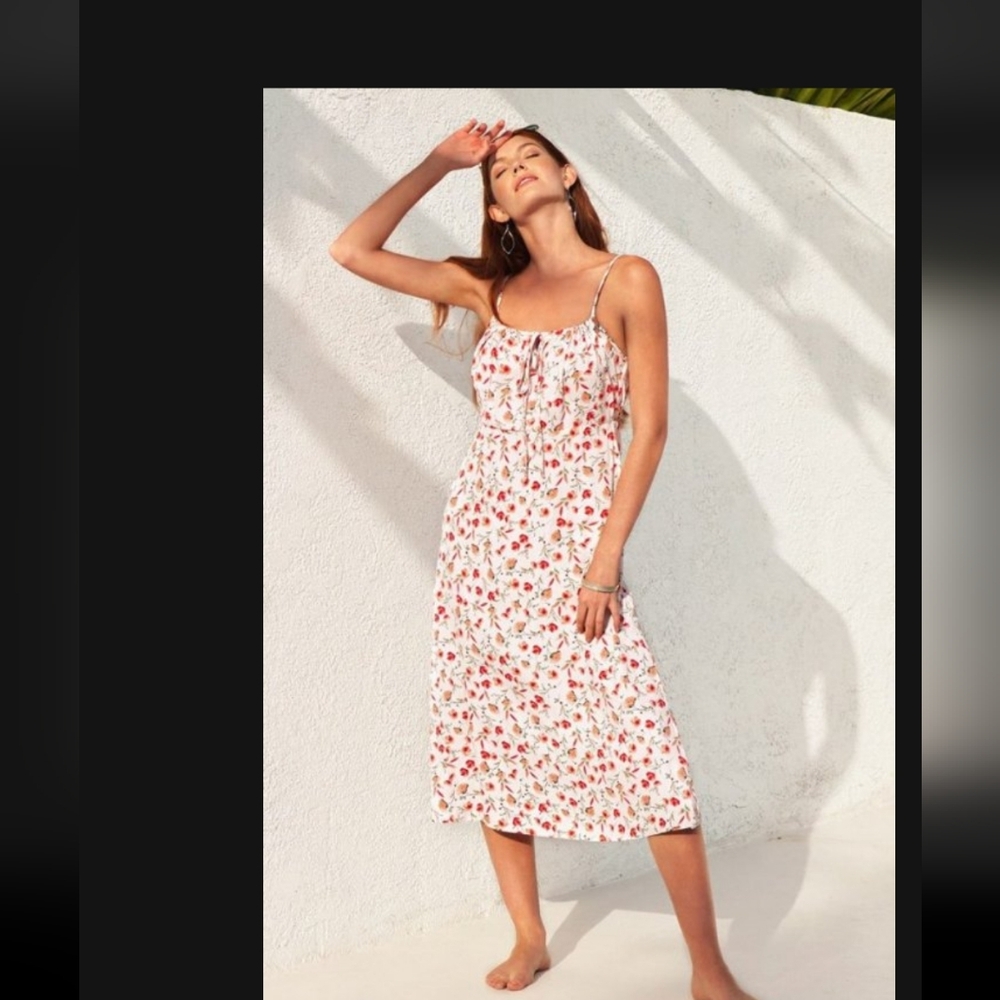 Floral Spaghetti Strap Dress